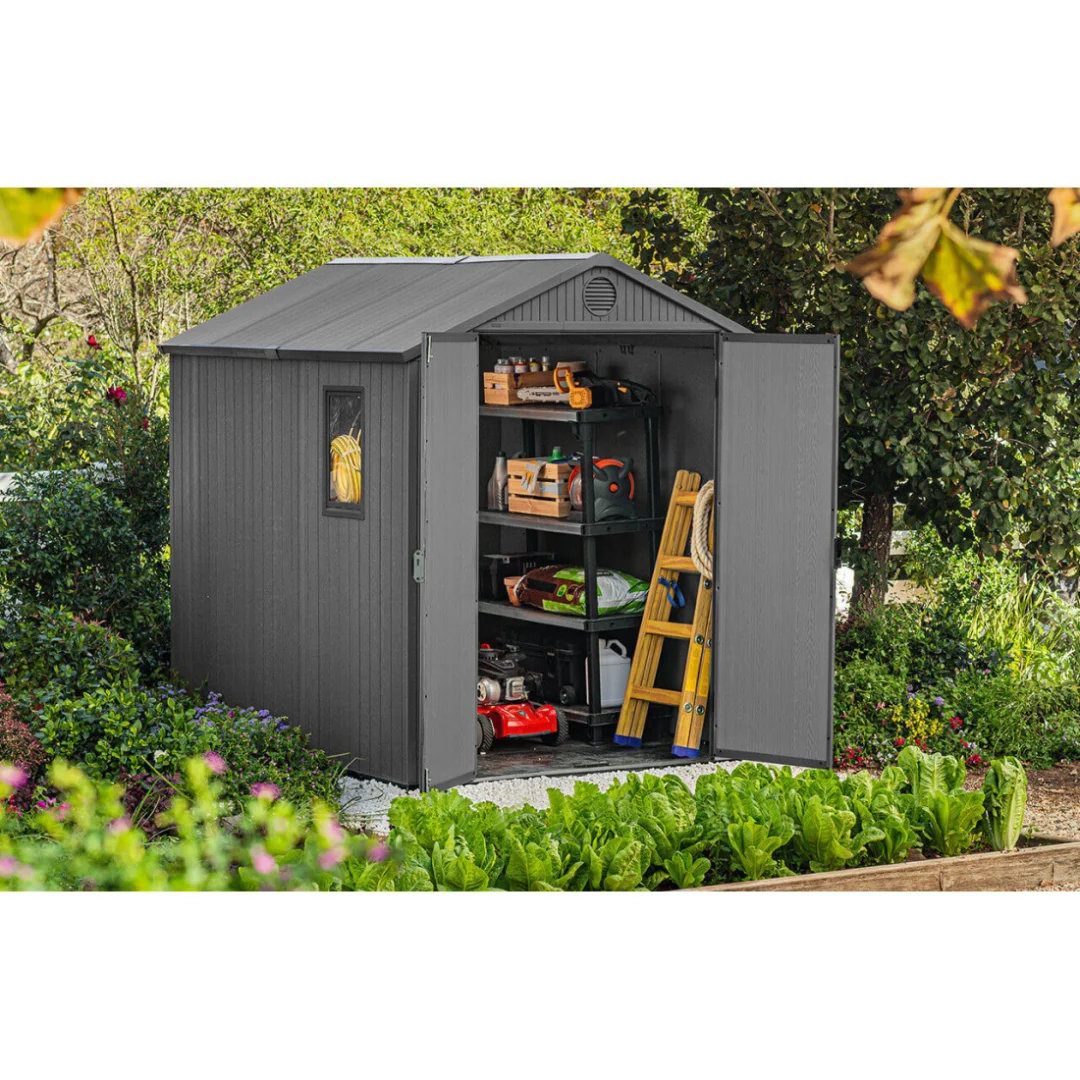 Vrtna Kućica Darwin 6x8 Dark Grey 1