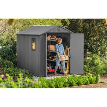 Vrtna Kućica Darwin 6x8 Dark Grey 3