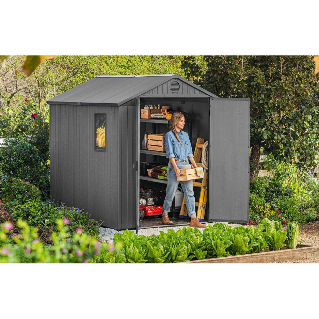 Vrtna Kućica Darwin 6x8 Dark Grey 3
