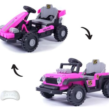 Auto Na Akumulator 2u1 Transform Pink 1