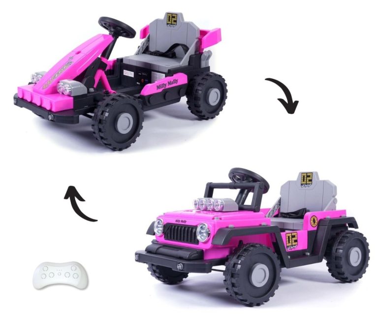 Auto Na Akumulator 2u1 Transform Pink 1
