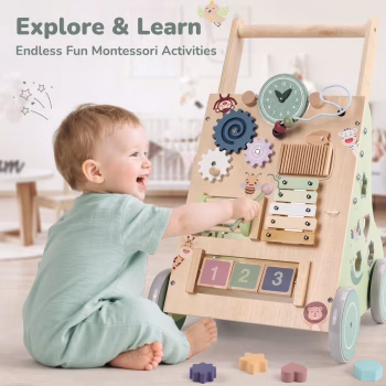 Dječja Drvena Hodalica Montessori Jungle 5