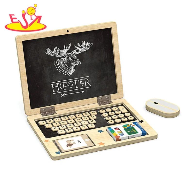 Dječji Drveni Interaktivni Laptop Woosus Mega 1