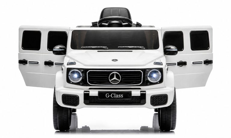 Mercedes G580 Bijeli Licencirani Auto Na Akumulator 1