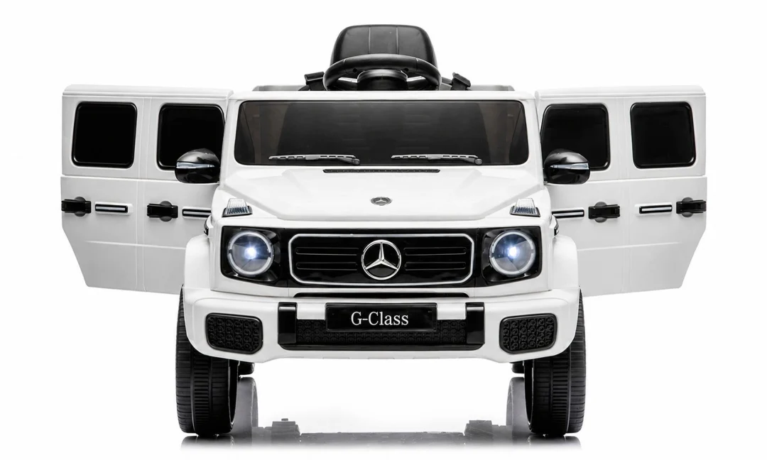 Mercedes G580 Bijeli Licencirani Auto Na Akumulator 1