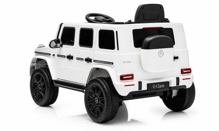 Mercedes G580 Bijeli Licencirani Auto Na Akumulator 3