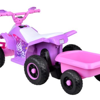 Quad Na Akumulator S Prikolicom Trx Pink 4