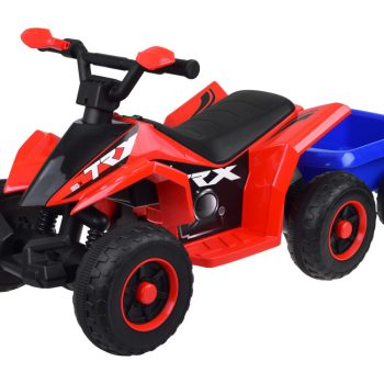 Quad Na Akumulator S Prikolicom Trx Red 1