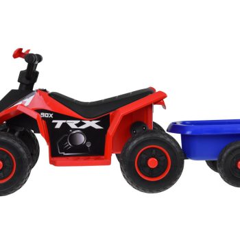 Quad Na Akumulator S Prikolicom Trx Red 3