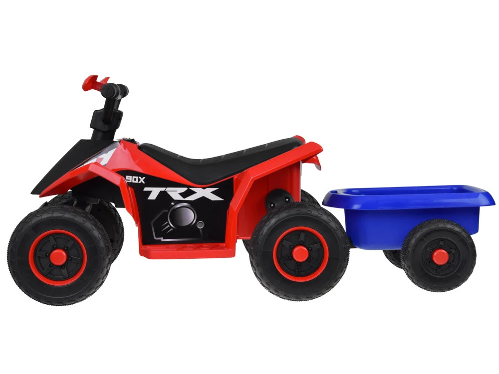 Quad Na Akumulator S Prikolicom Trx Red 3