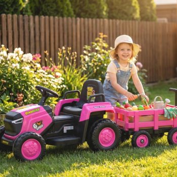 Traktor Na Akumulator Pink Rolly 1