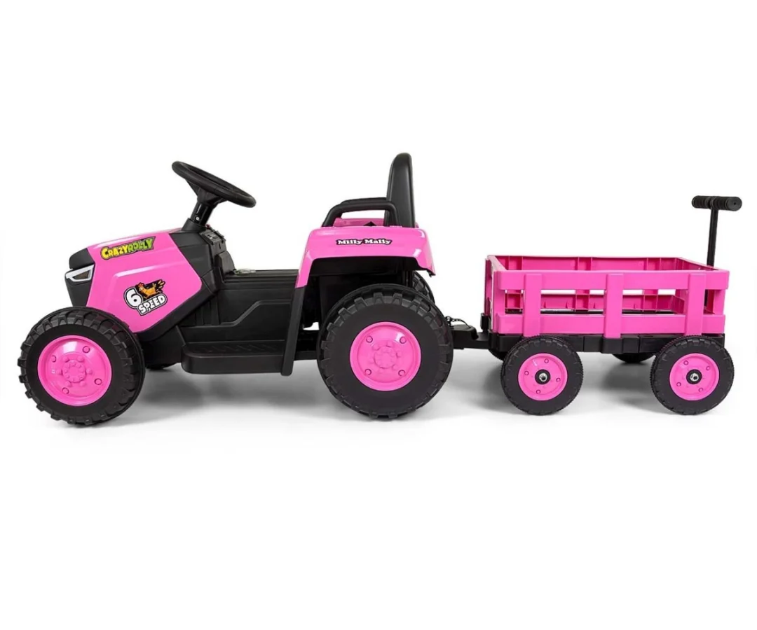 Traktor Na Akumulator Pink Rolly 2