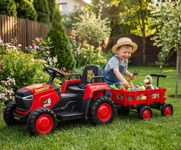 Traktor Na Akumulator Red Rolly 4