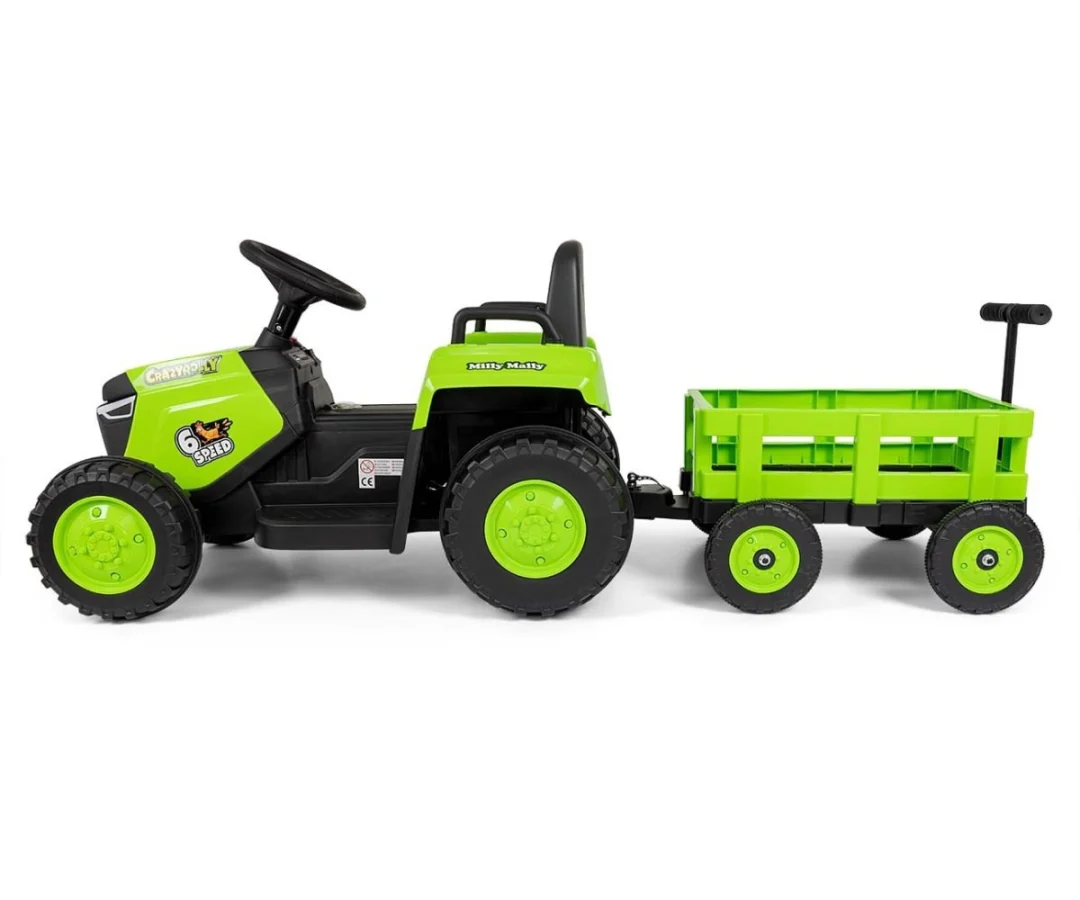 Traktor Na Akumulator Zeleni Rolly 1