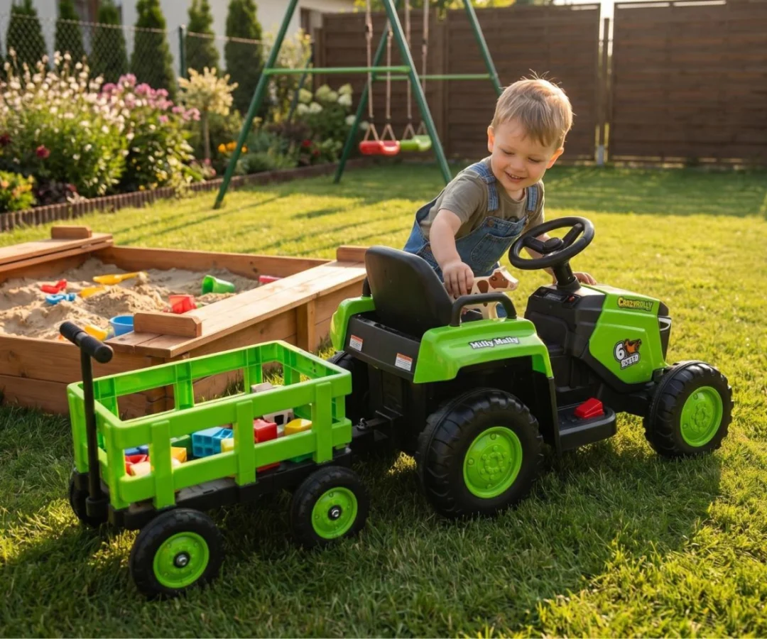 Traktor Na Akumulator Zeleni Rolly 7