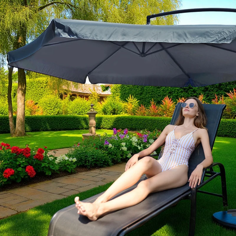 Vrtni Suncobran 6 Segmenata 350 Cm S Navlakom Summer Hit 1