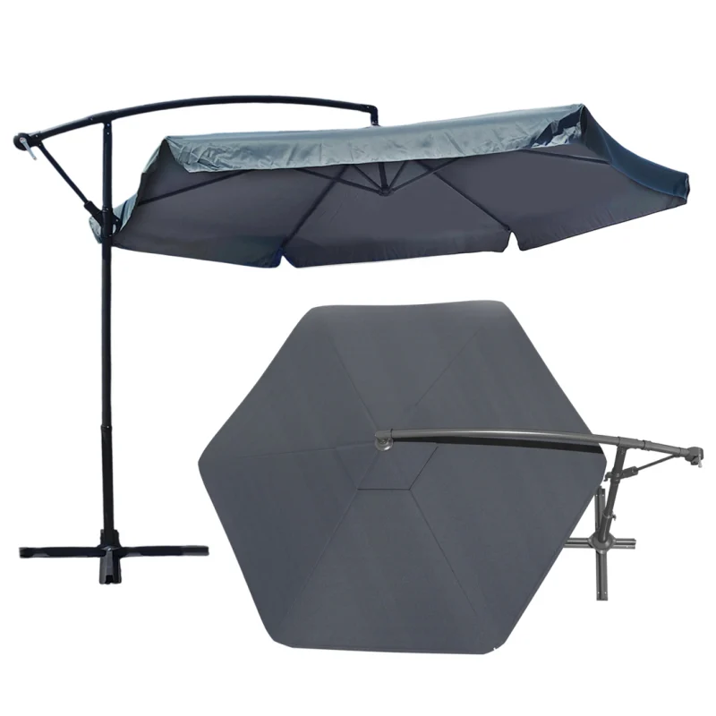 Vrtni Suncobran 6 Segmenata 350 Cm S Navlakom Summer Hit 2