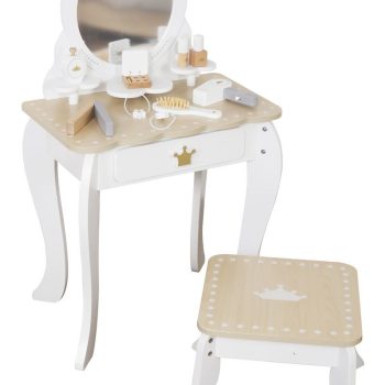 Djecji Drveni Toaletni Stolic Moni Toys Princesss Mirror 30