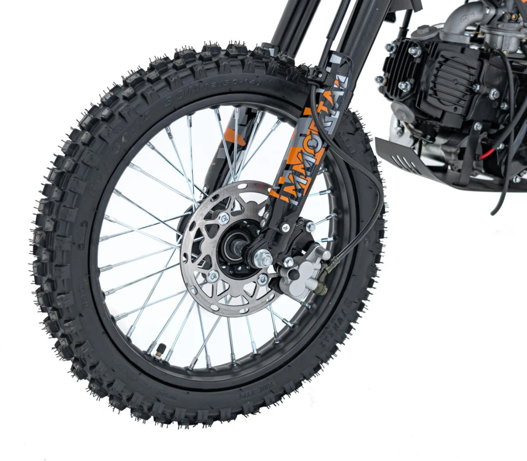110cc IMMORTAL narančasti benzinski cross motor_11