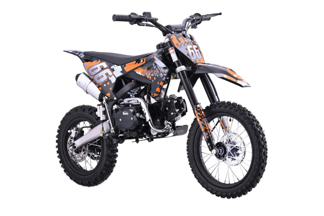 110cc IMMORTAL narančasti benzinski cross motor_2