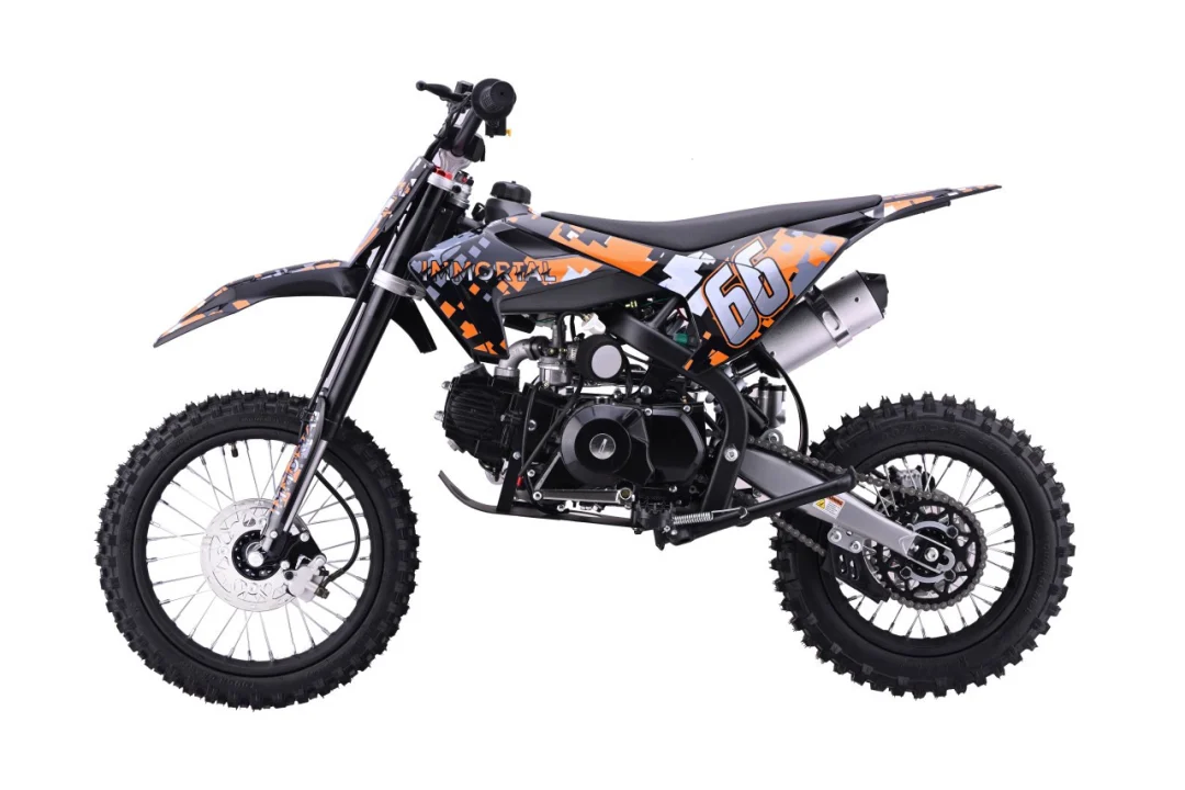 110cc IMMORTAL narančasti benzinski cross motor_4