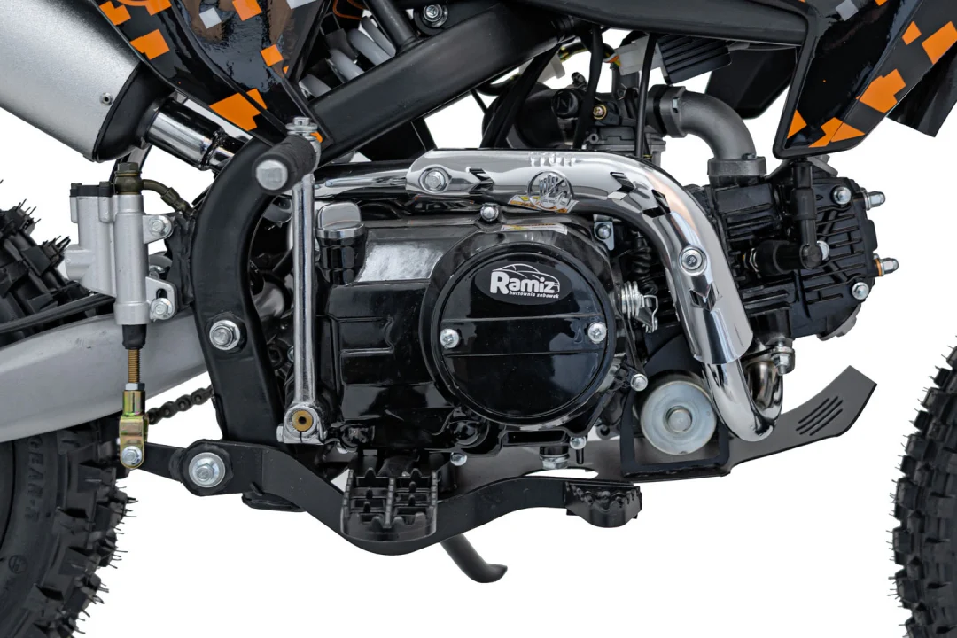 110cc IMMORTAL narančasti benzinski cross motor_8