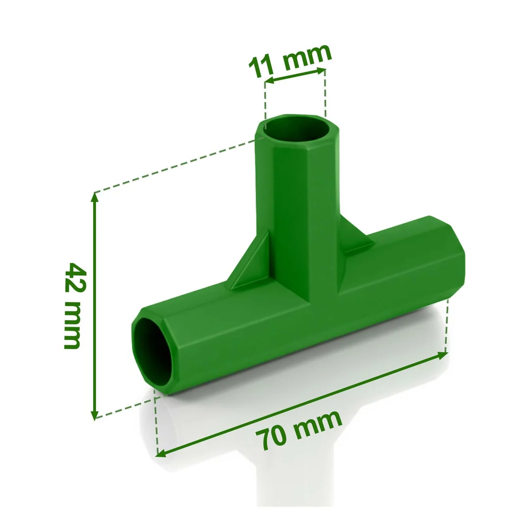 11mm trokraki konektori za biljke rajčice Plonos PL-941 zeleni 4 kom (494140)_6