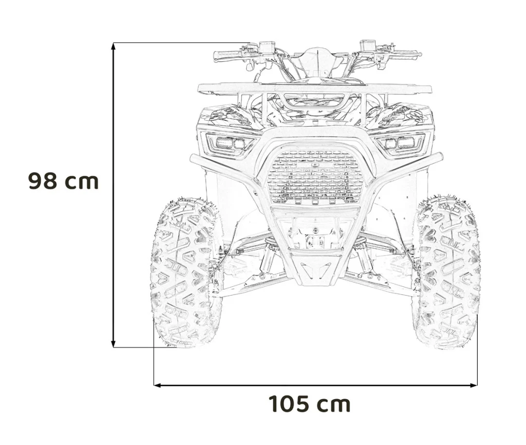 125cc Discoverer plavi benzinski quad_2