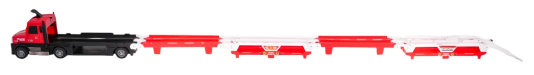 2-u-1 kamion s lanserom + pribor crveni_5