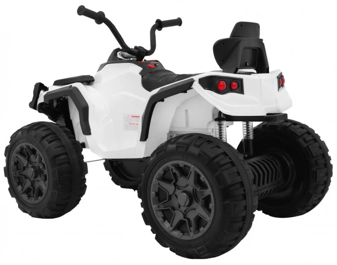 2.4GHz punjivi Quad ATV za djecu bijeli + daljinski upravljač + EVA kotači + MP3 radio + spori start, bijela_6