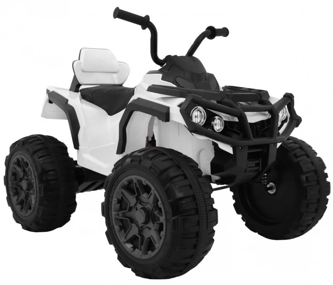 2.4GHz punjivi Quad ATV za djecu bijeli + daljinski upravljač + EVA kotači + MP3 radio + spori start, bijela_8