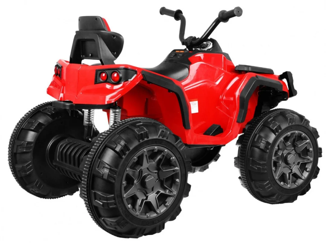 2.4GHz punjivi Quad ATV za djecu crveni + daljinski upravljač + EVA kotači + MP3 radio + spori start, crvena_2