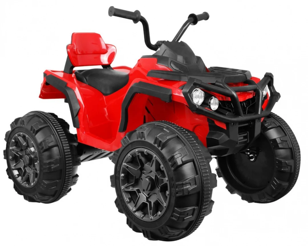 2.4GHz punjivi Quad ATV za djecu crveni + daljinski upravljač + EVA kotači + MP3 radio + spori start, crvena_3