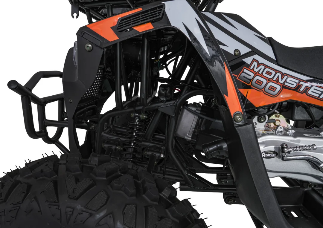 200cc MONSTER narančasti benzinski quad_15
