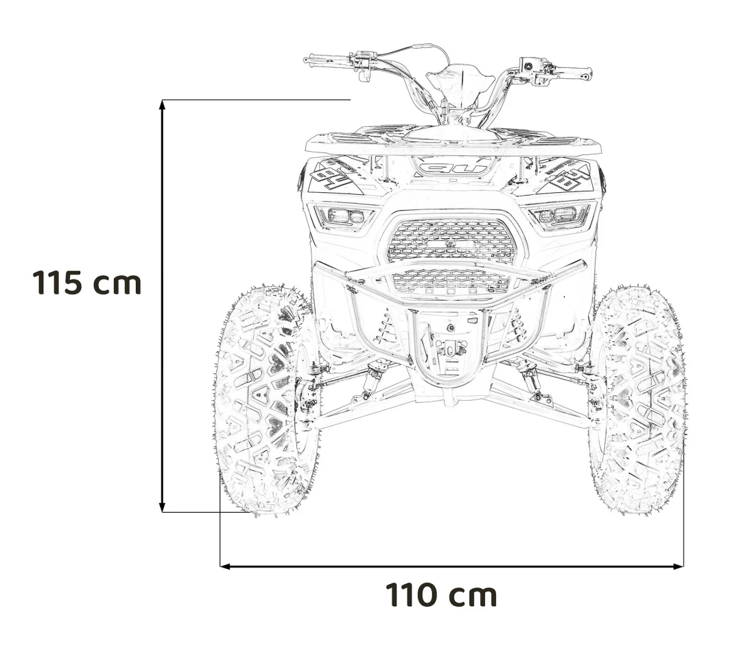 200cc MONSTER narančasti benzinski quad_2