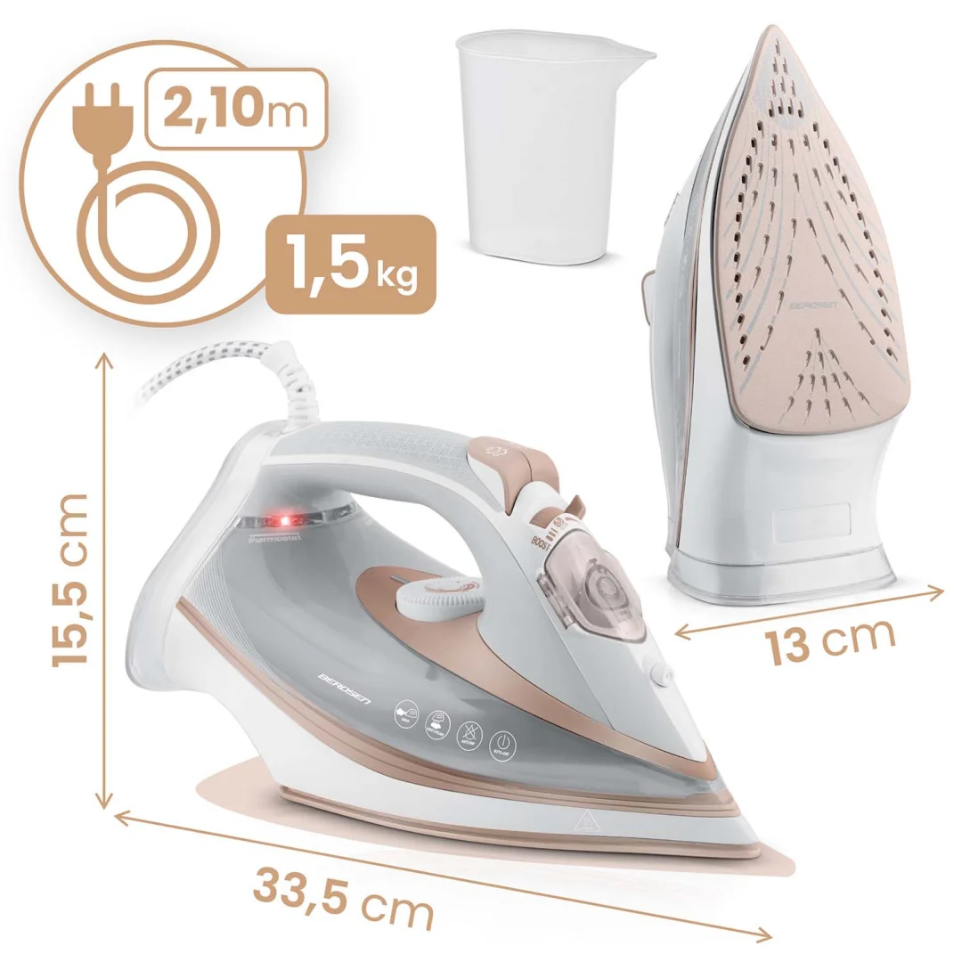 3000W Berdsen BD-332 parno glačalo, keramički premaz, vertikalni rad, siva, var. 333201_11