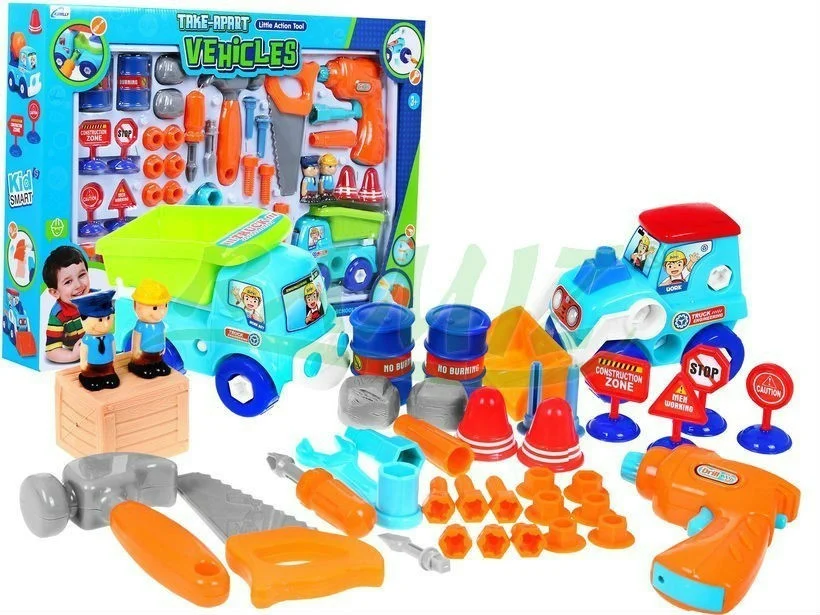 34-dijelni set alata i vozila za djecu 3+_2