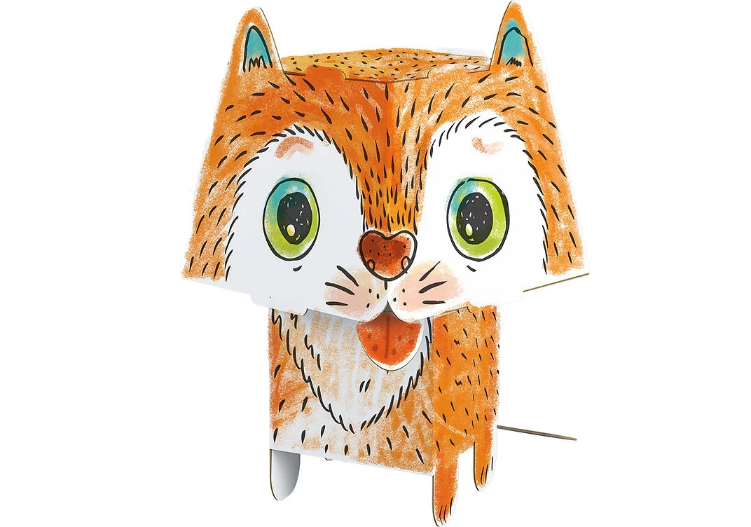 3D bojanka Mačka za djecu_2
