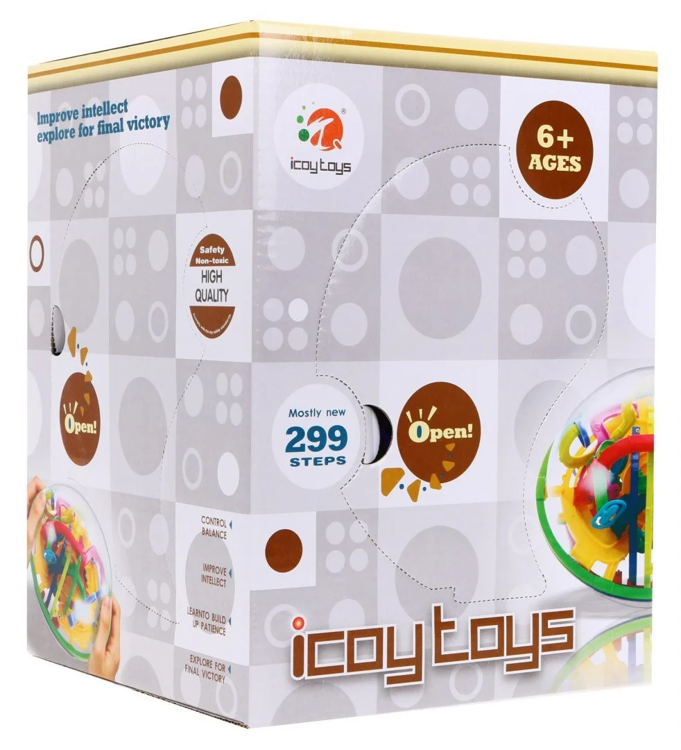 3D lopta s labirintima za djecu 6+ Vođenje lopte + 299 faza + logička i arkadna igra_2