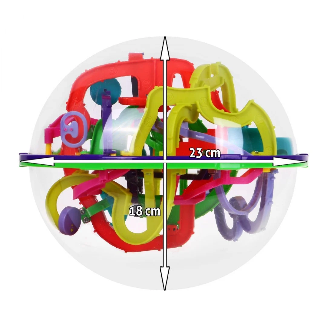 3D lopta s labirintima za djecu 6+ Vođenje lopte + 299 faza + logička i arkadna igra_7