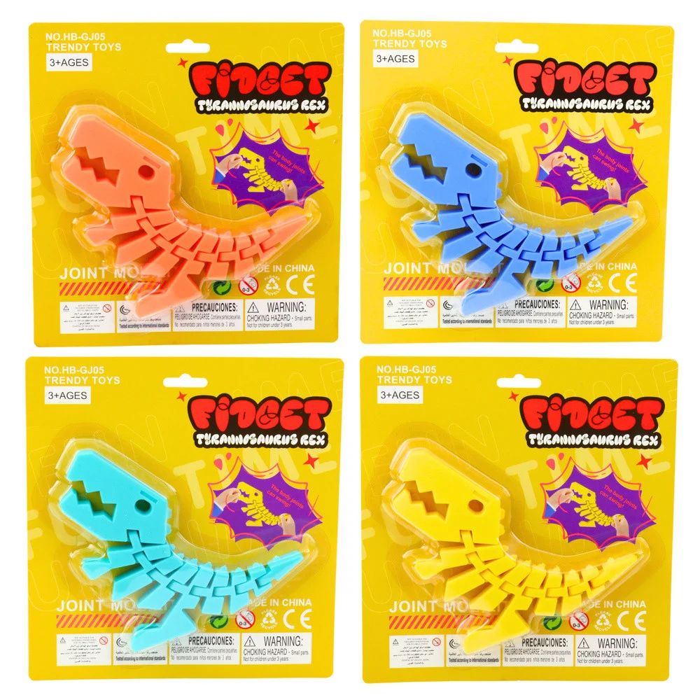 3D slagalica dinosaura, savitljiva fidget igračka, miks_4