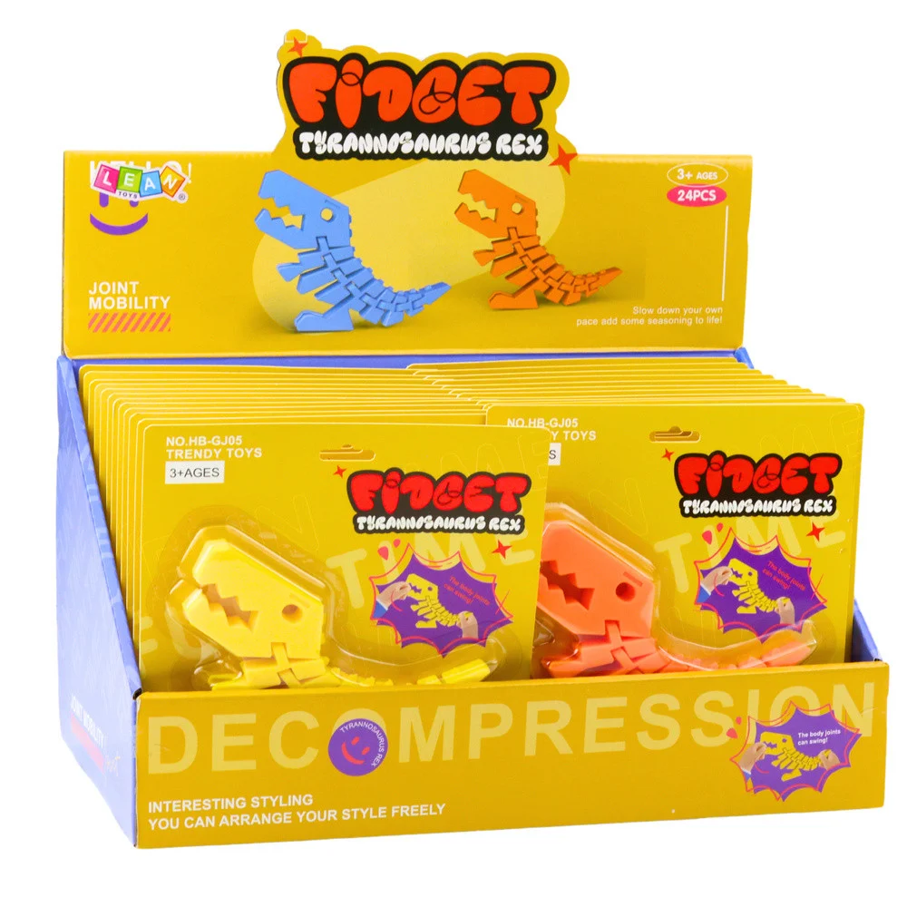 3D slagalica dinosaura, savitljiva fidget igračka, miks_5