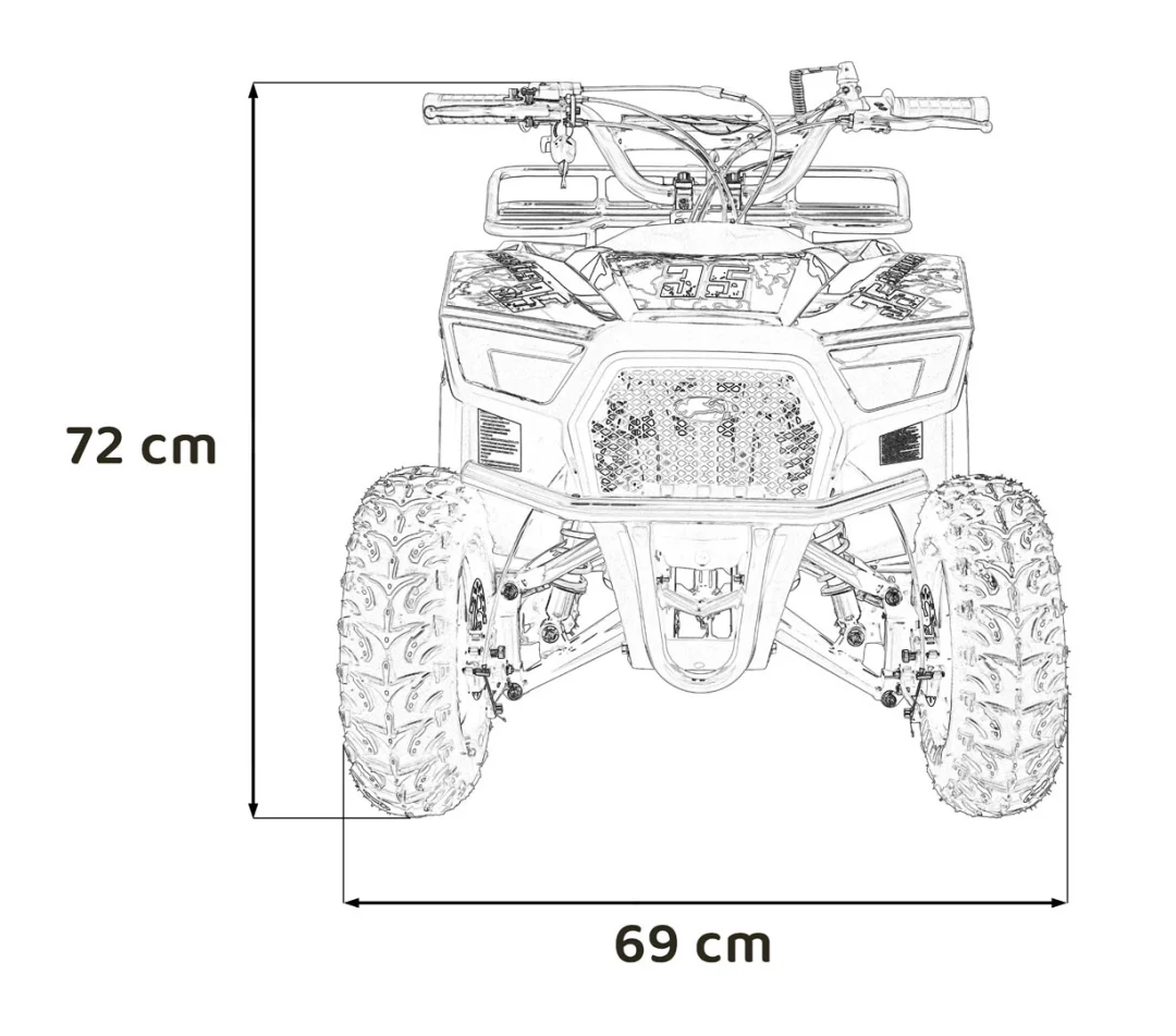 49cc SIRIUS crveni benzinski quad_2