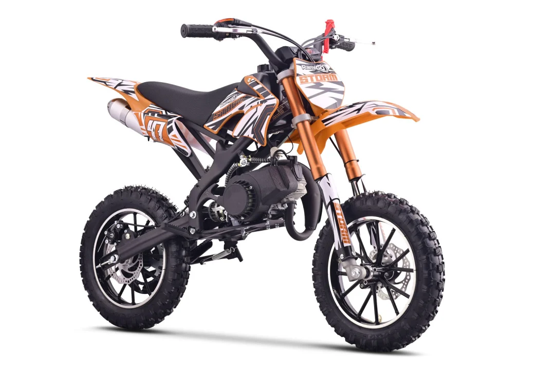 49cc STORM narančasti benzinski cross motor_2
