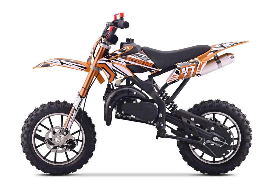 49cc STORM narančasti benzinski cross motor_3