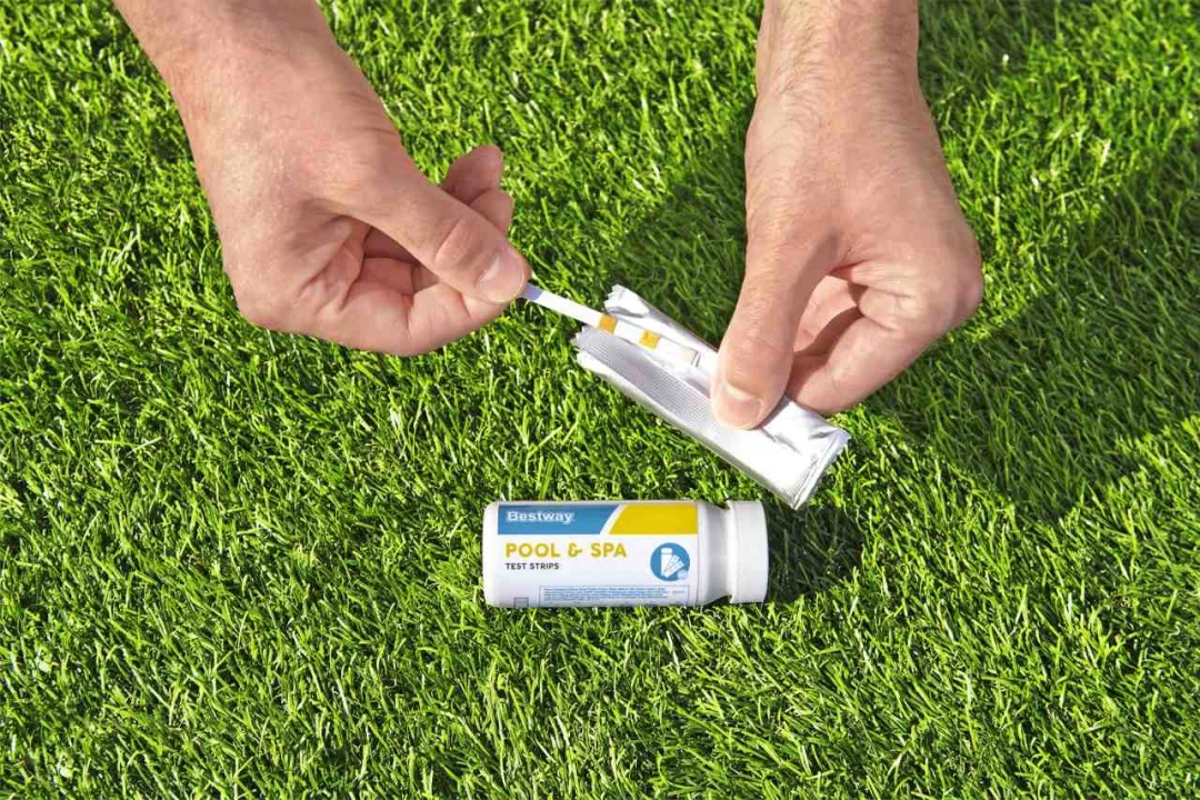 50 testnih trakica za vodu u bazenu BESTWAY pH + klor + alkalnost_6