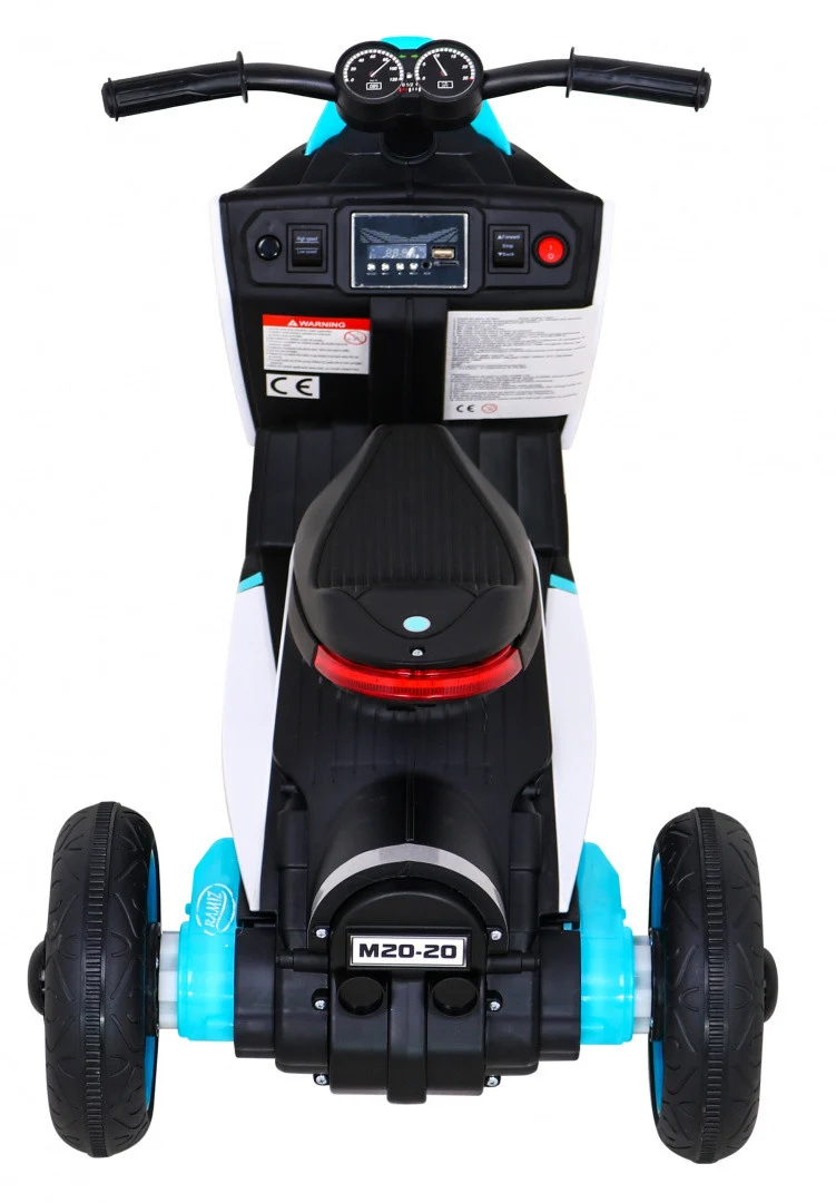 ADVANCE bijeli motocikl, bijela motor na akumulator_6