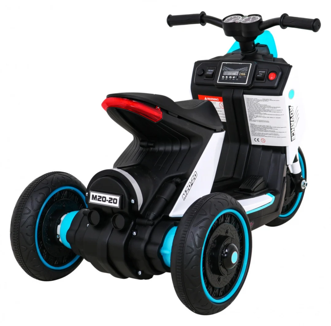ADVANCE bijeli motocikl, bijela motor na akumulator_8