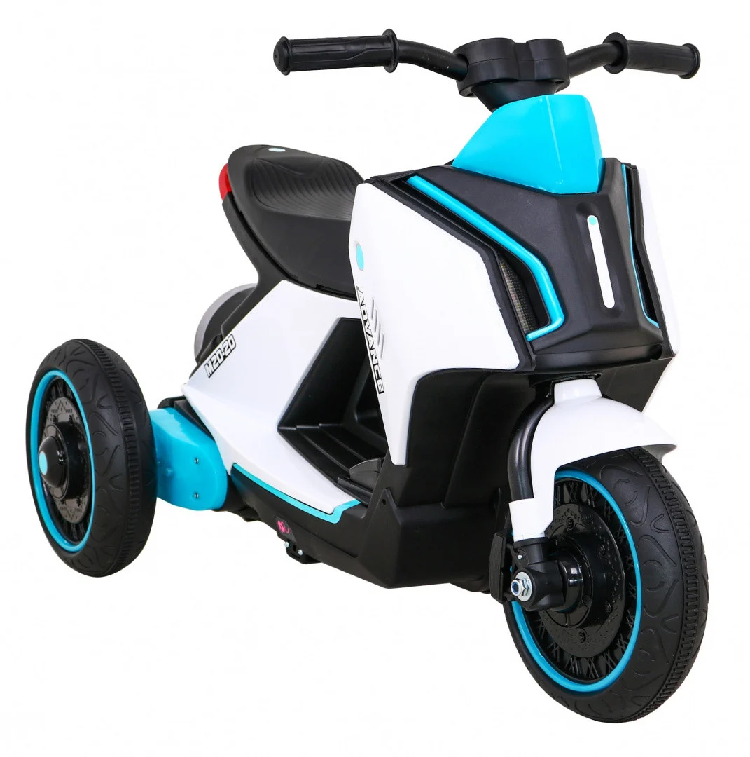 ADVANCE bijeli motocikl, bijela motor na akumulator_9