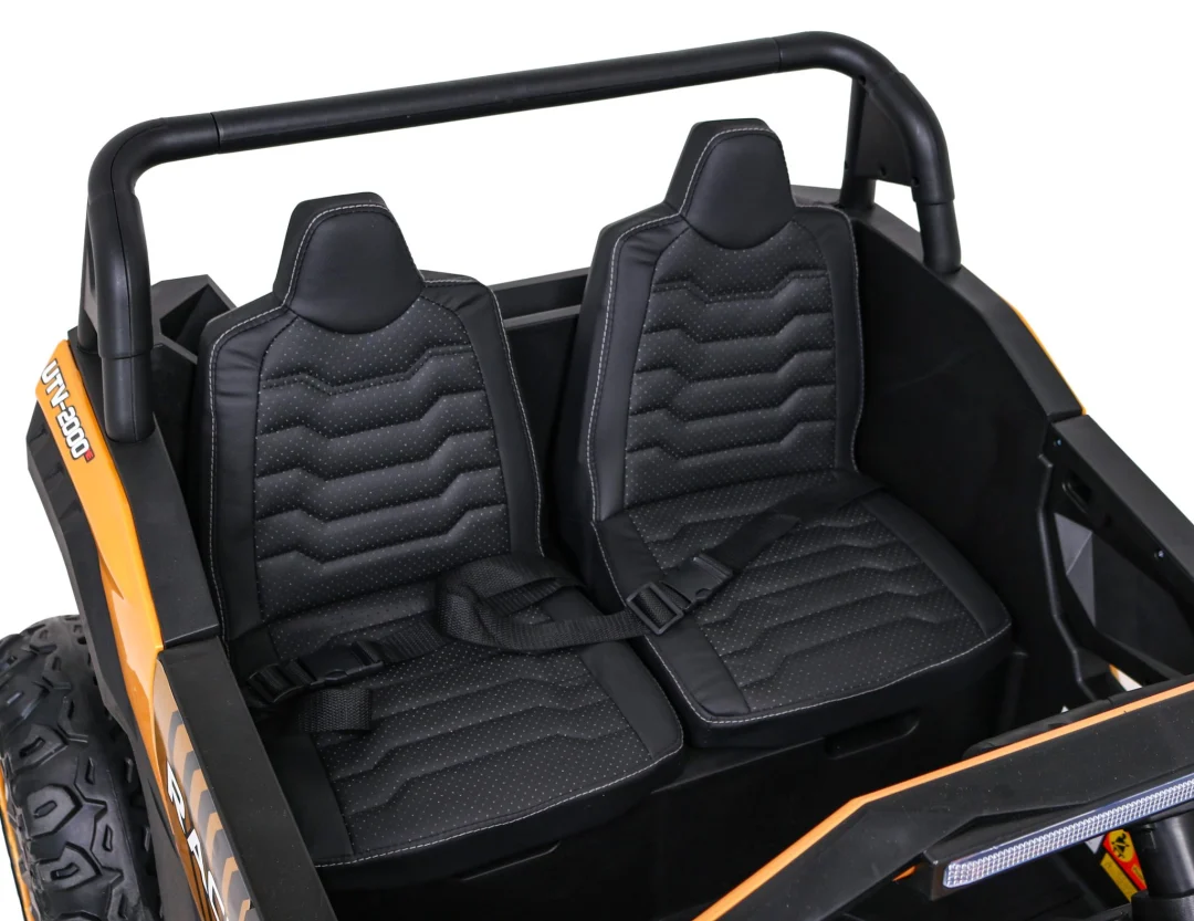 ATV trkaća kolica za 2 djece zlatna + 4x4 pogon + daljinski upravljač + spori start + MP3 LED_11